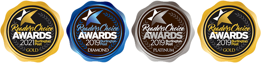 Reader’s Choice Awards 2019 - 2021 - Burlington Post | Merit Insurance Brokers